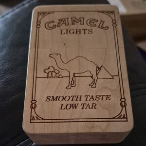 Wooden Camel Lights Home Game Box